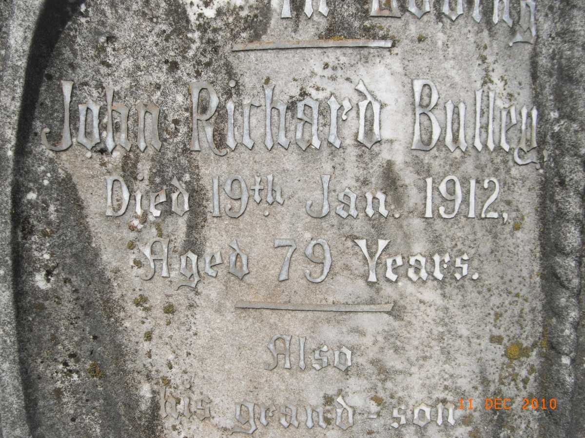 BULLEY John Richard -1912