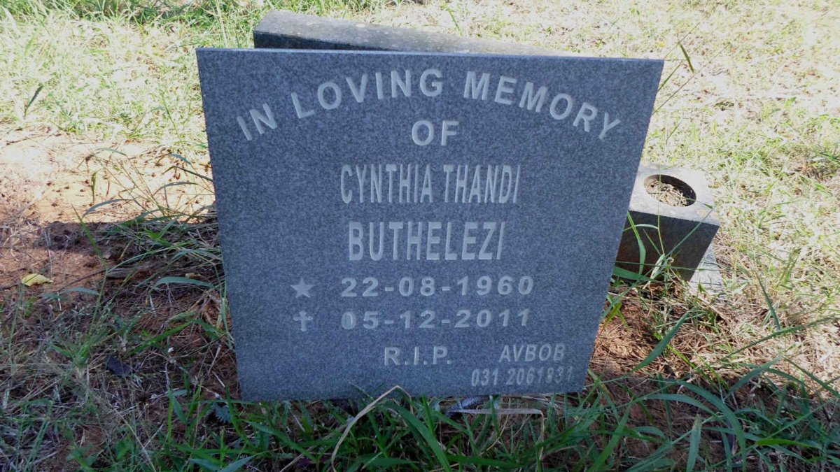 BUTHELEZI Cynthia Thandi 1960-2011