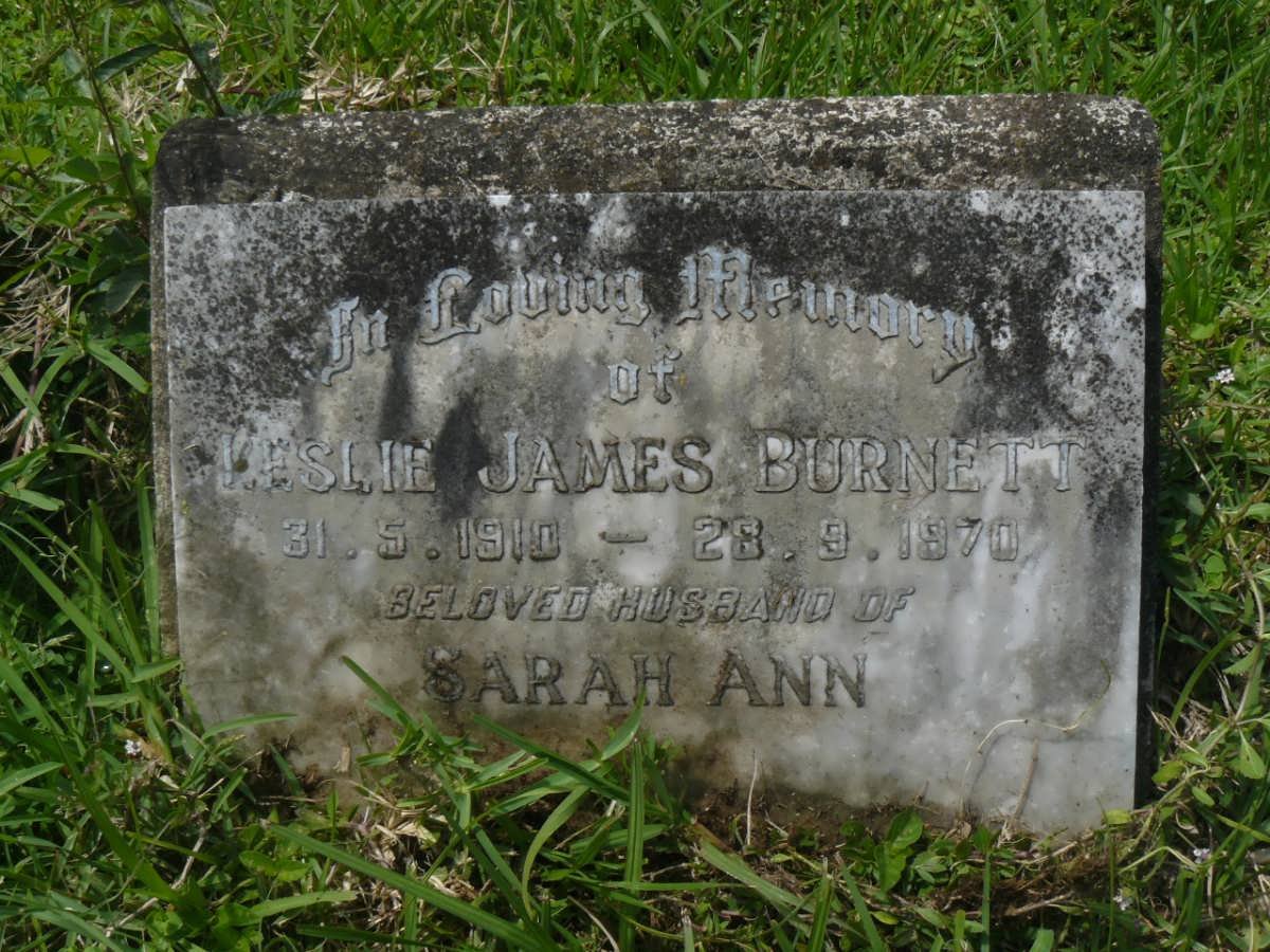 BURNETT Leslie James 1910-1970