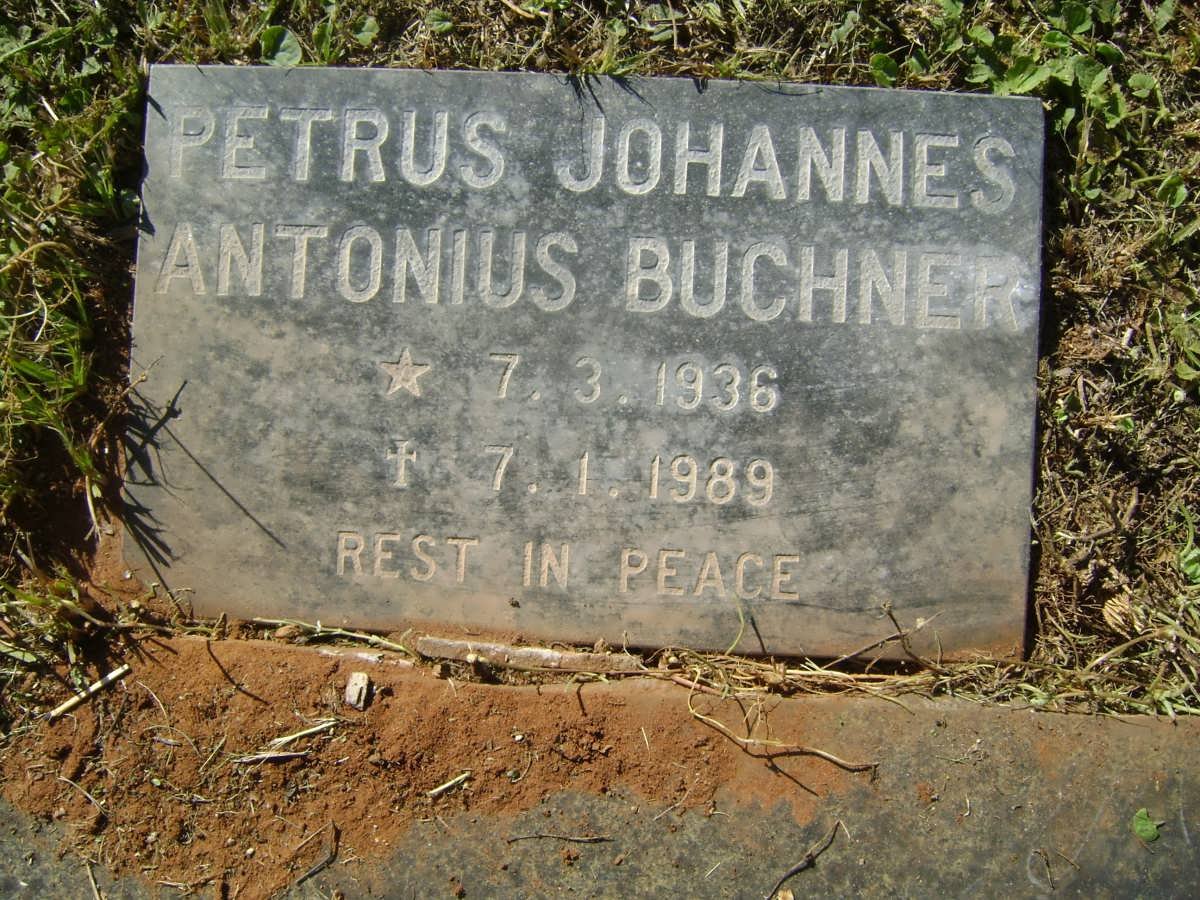 BUCHNER Petrus Johannes Antonius 1936-1989