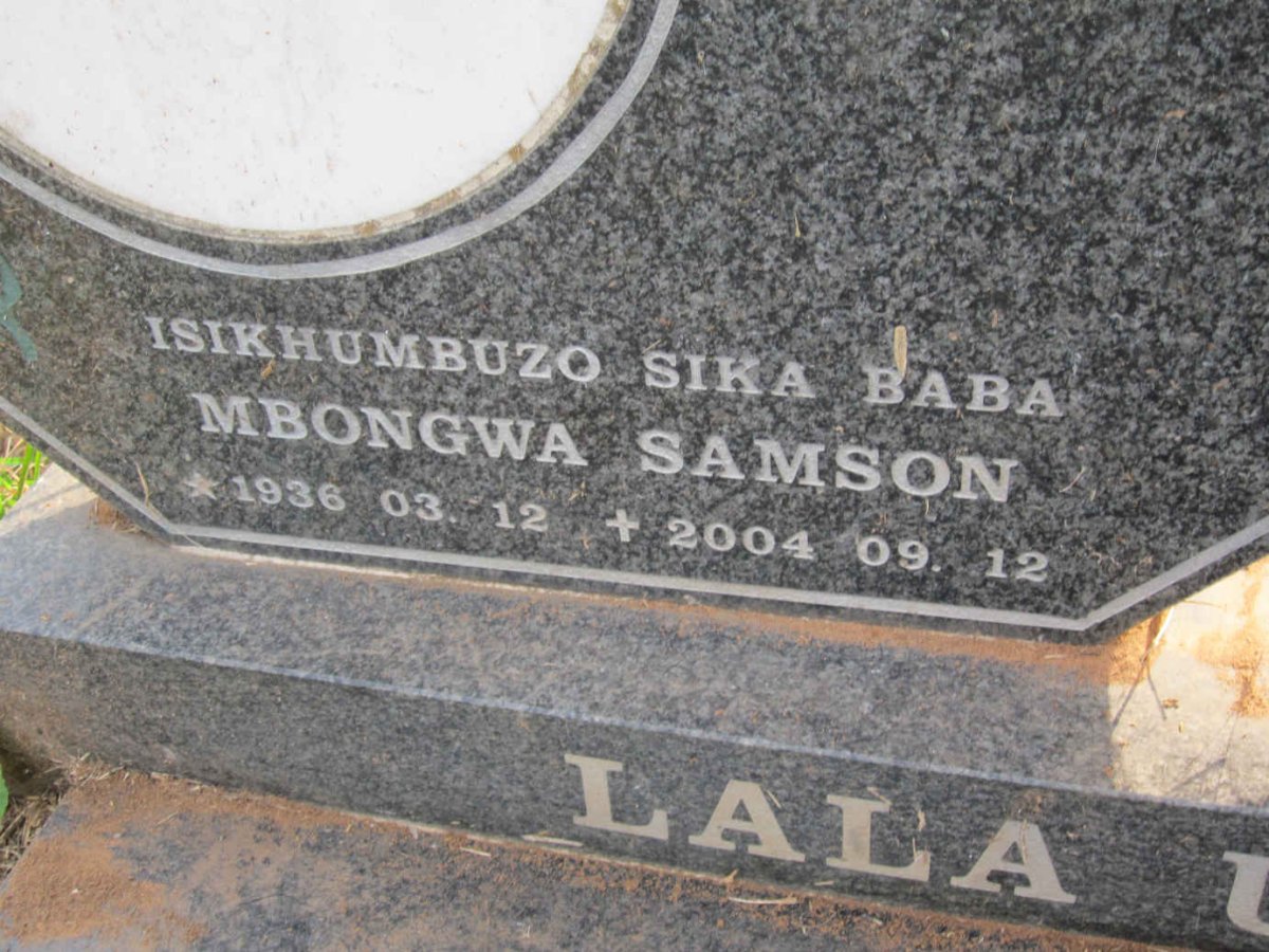 BULOSE Mbongwa Samson 1936-2004