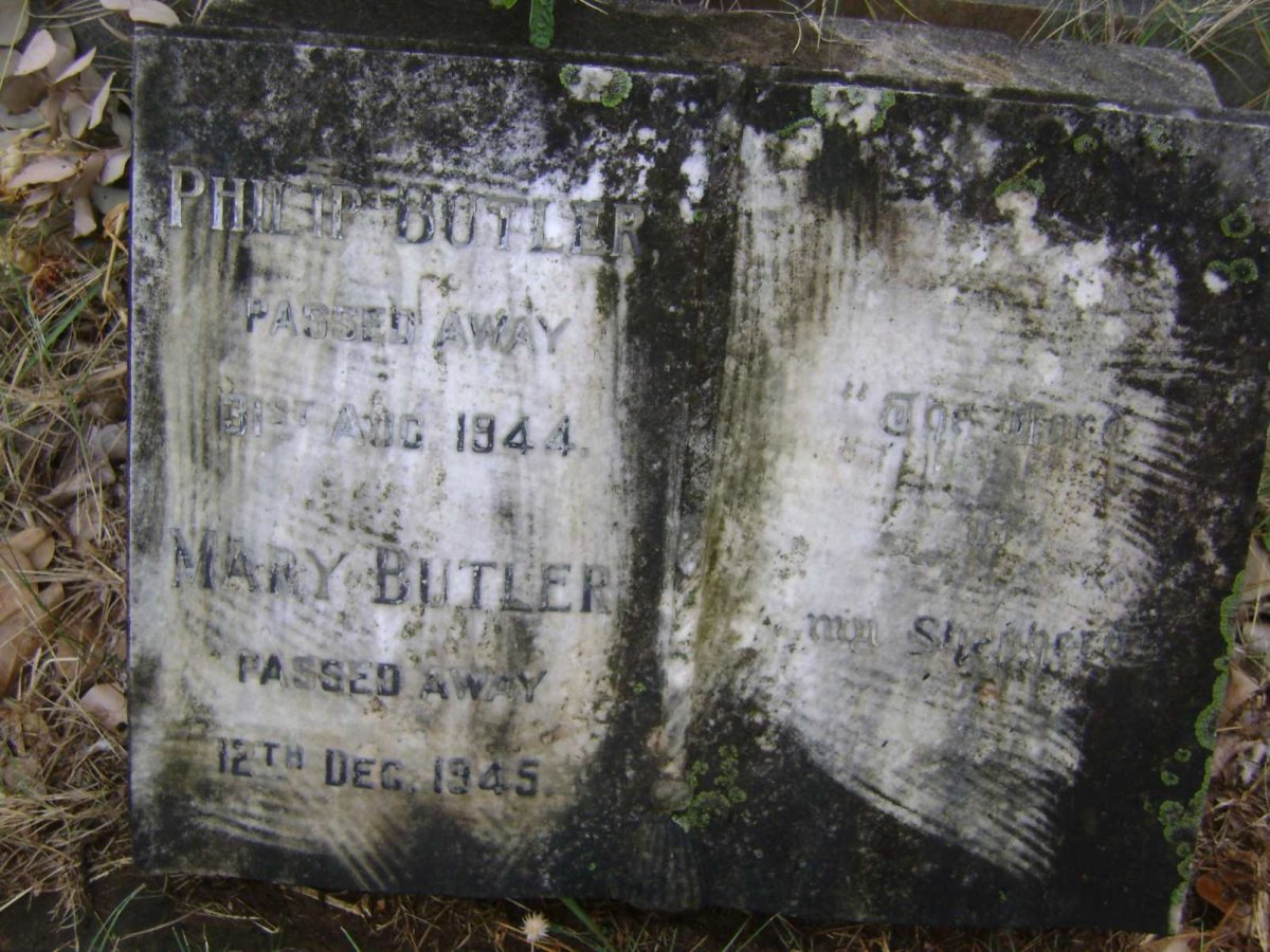 BUTLER Philip -1944 &amp; Mary -1945