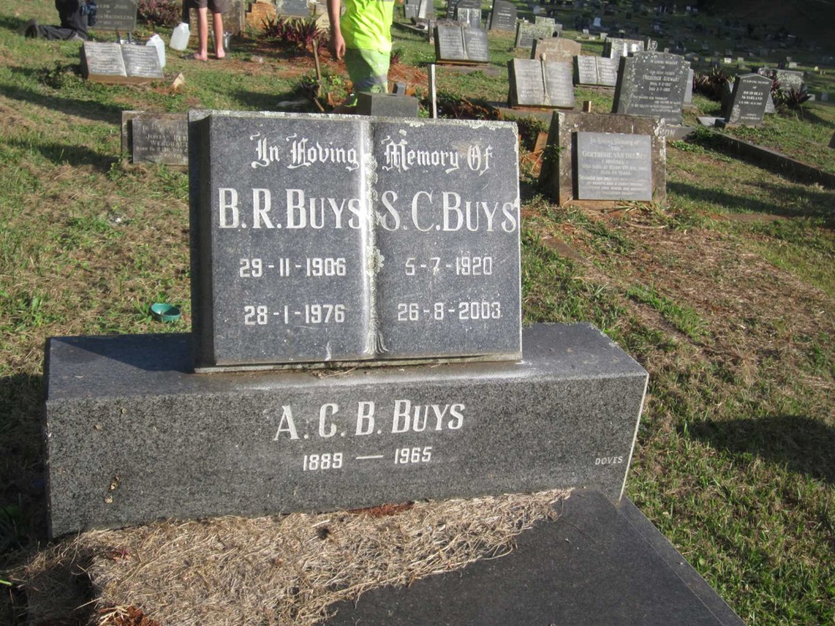 BUYS A.C.B. 1889-1965 :: BUYS B.R. 1906-1976 :: BUYS S.C. 1920-2003