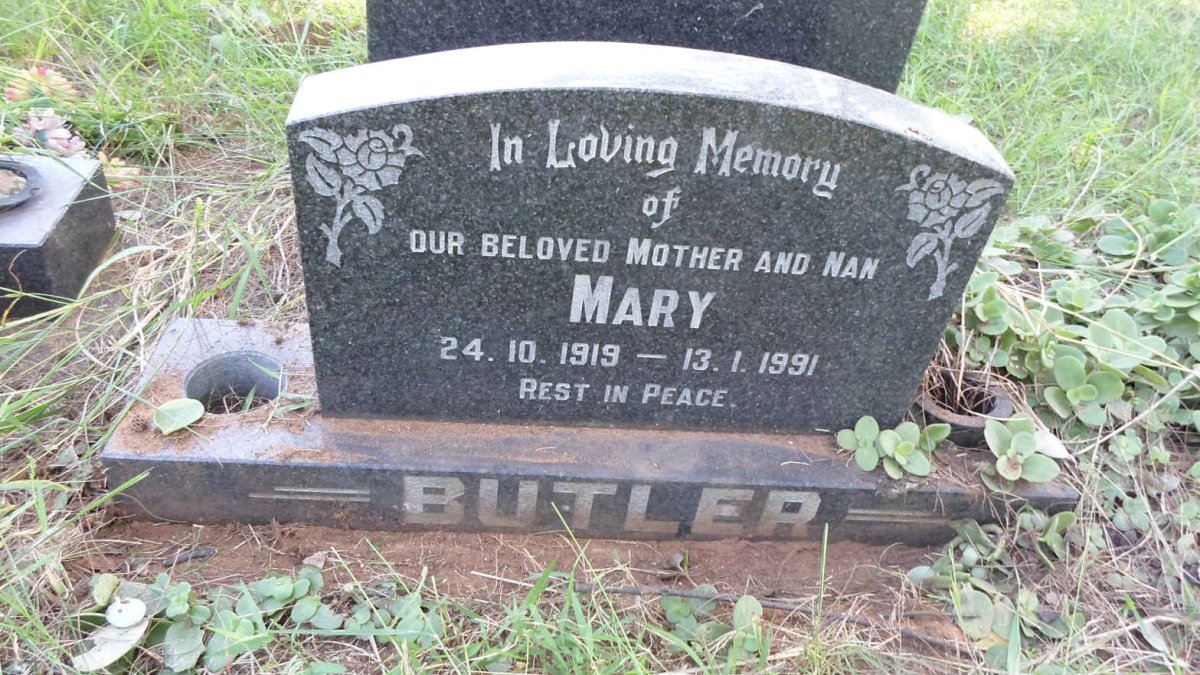 BUTLER Mary 1919-1991