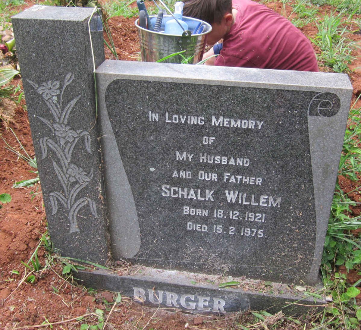 BURGER Schalk Willem 1921-1975