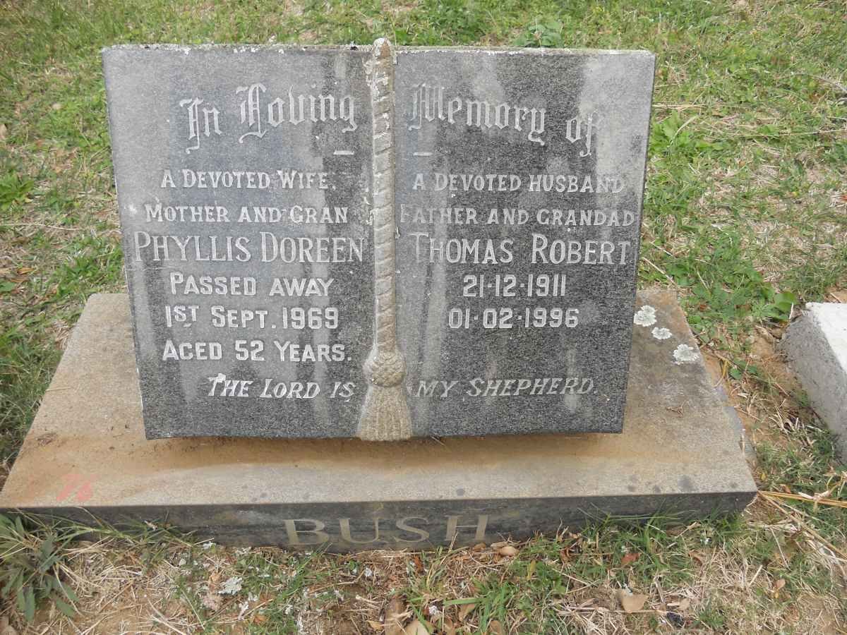 BUSH Thomas Robert 1911-1996 &amp; Phyllis Doreen -1969