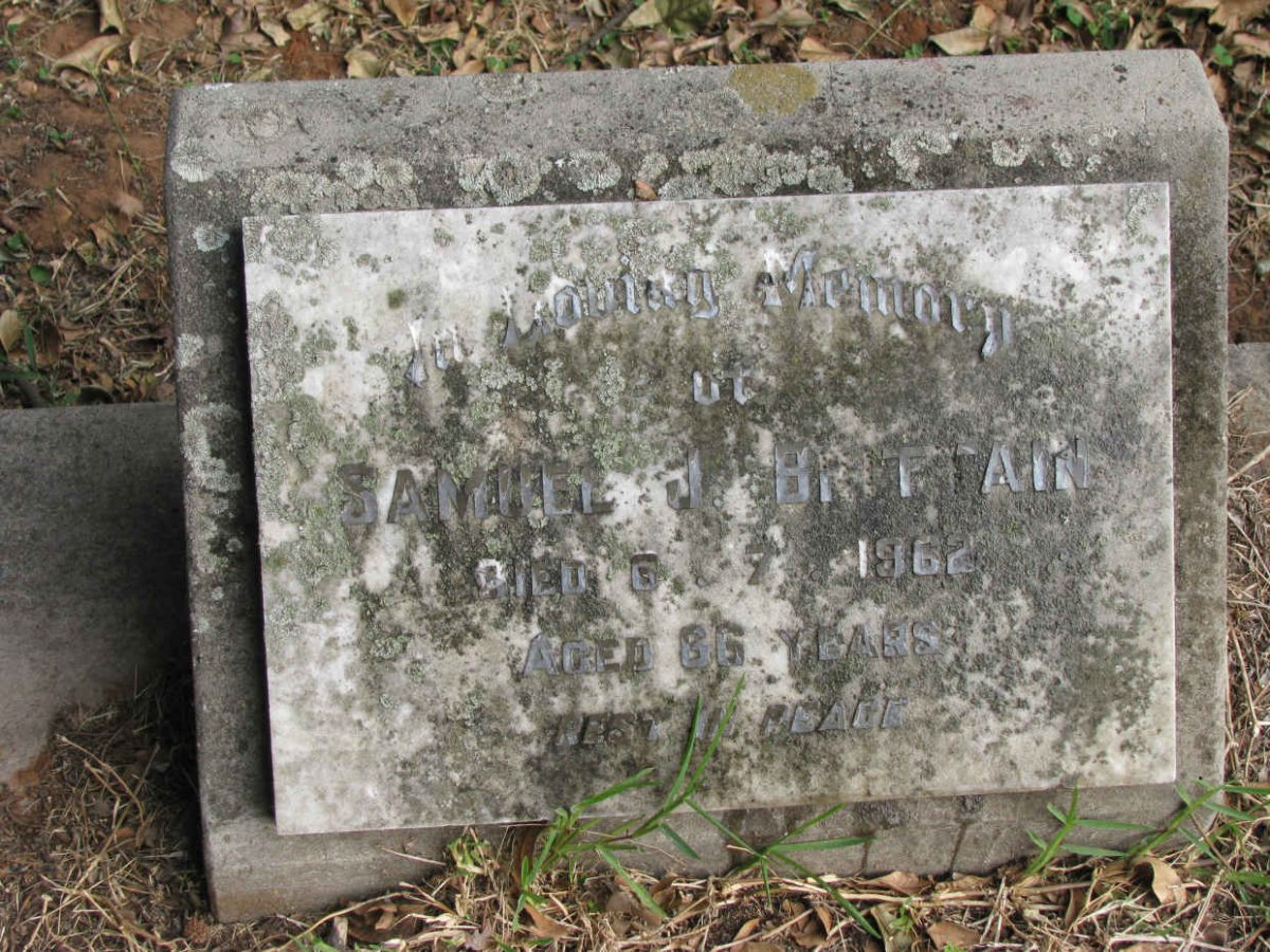 BRITTAIN Samuel J. -1962