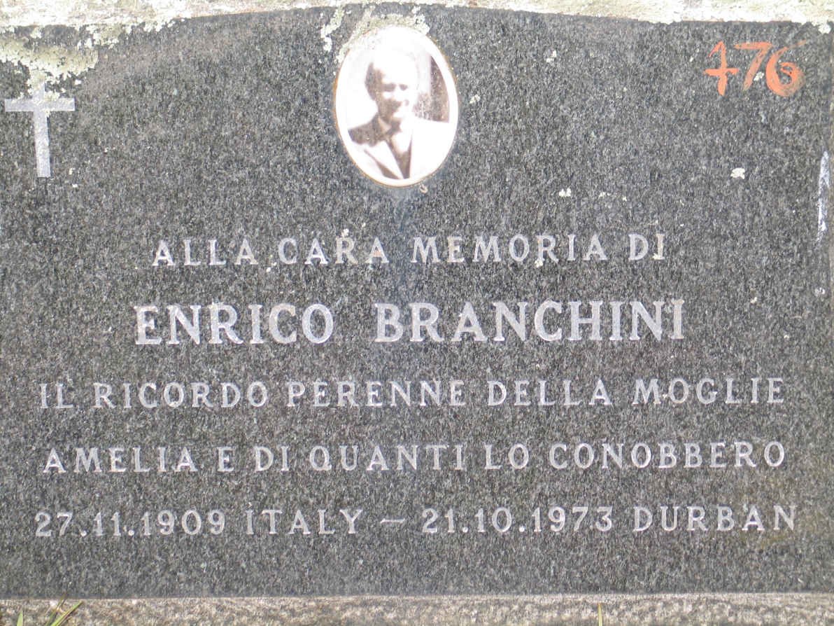 BRANCHINI Enrico 1909-1973