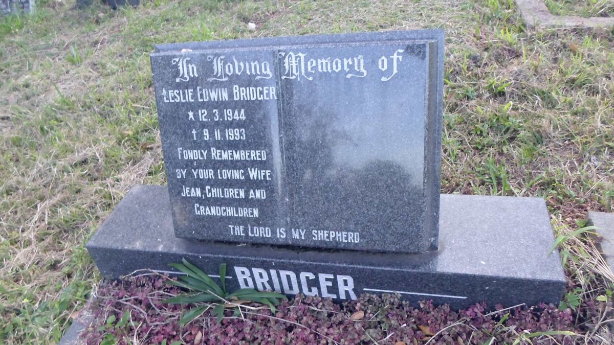 BRIDGER Leslie Edwin 1944-1993