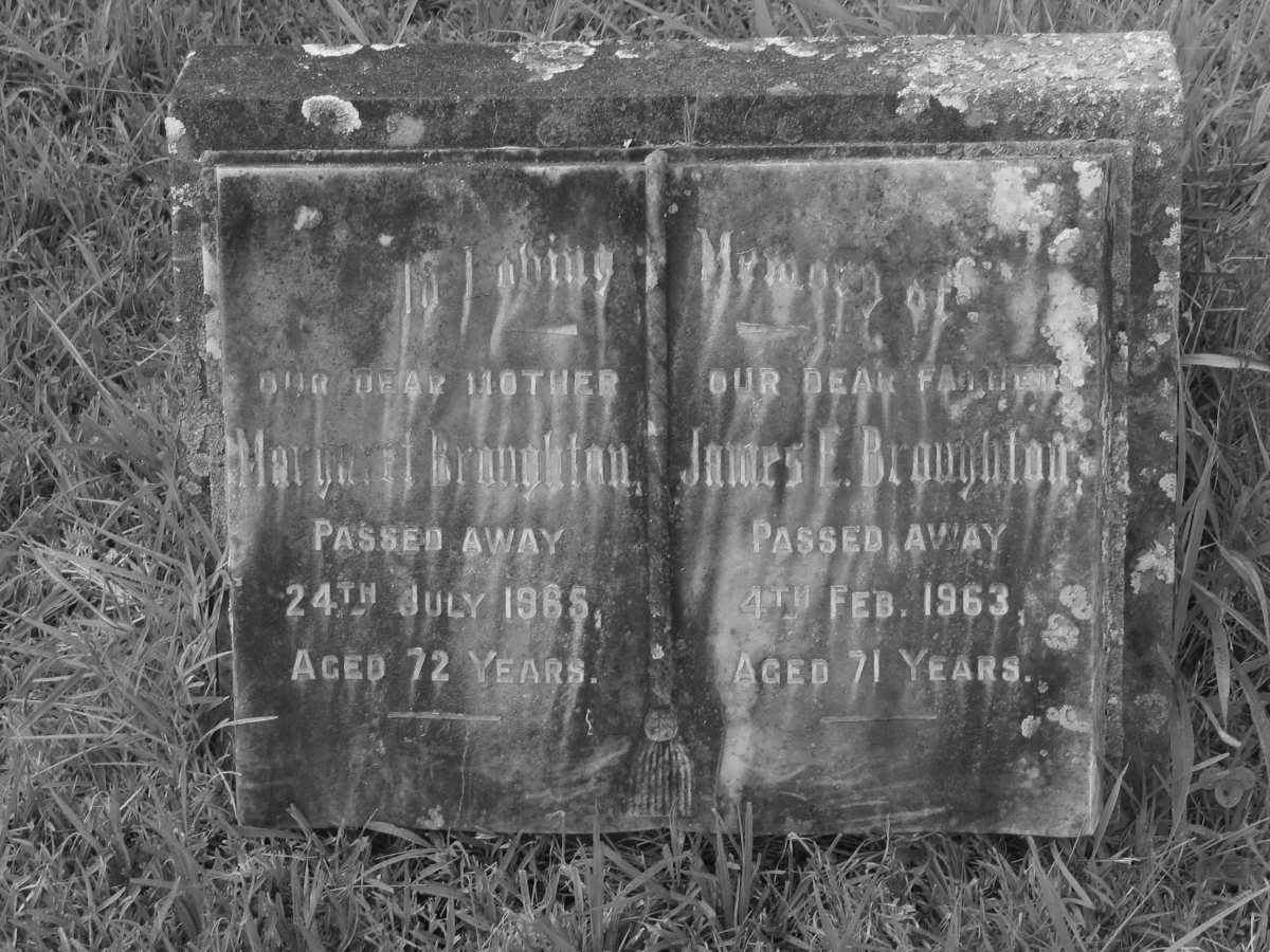 BROUGHTON James E. -1963 &amp; Margaret -1965