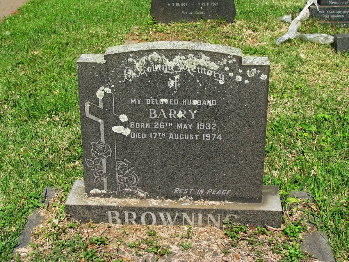 BROWNING Barry 1932-1974