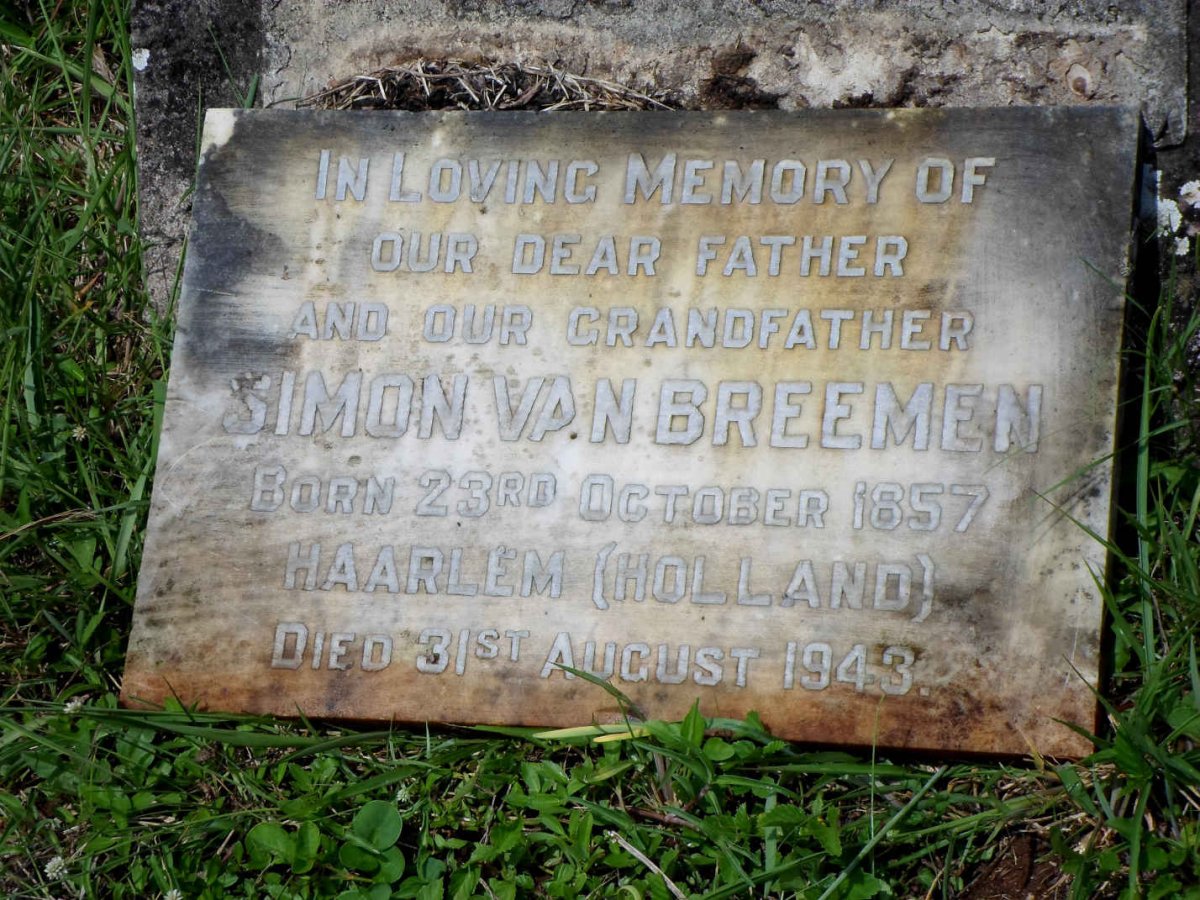 BREEMEN Simon, van 1857-1943