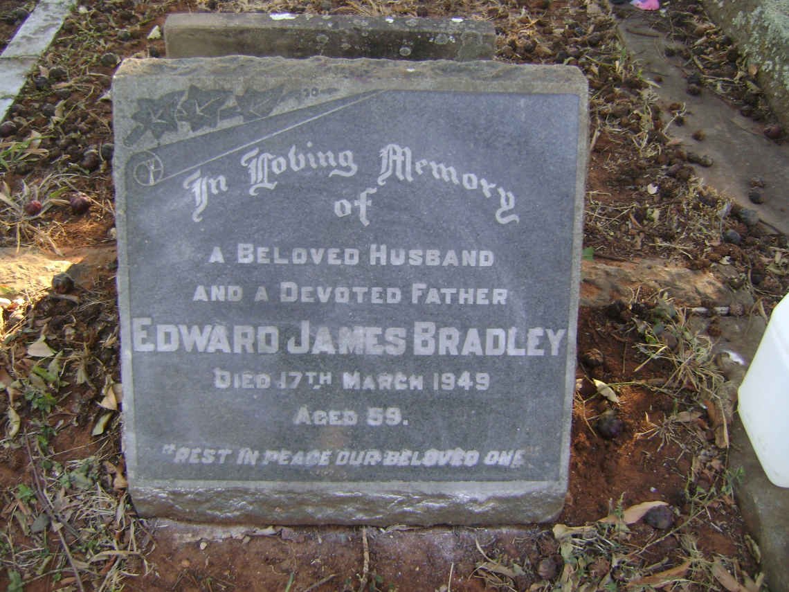 BRADLEY Edward James -1949