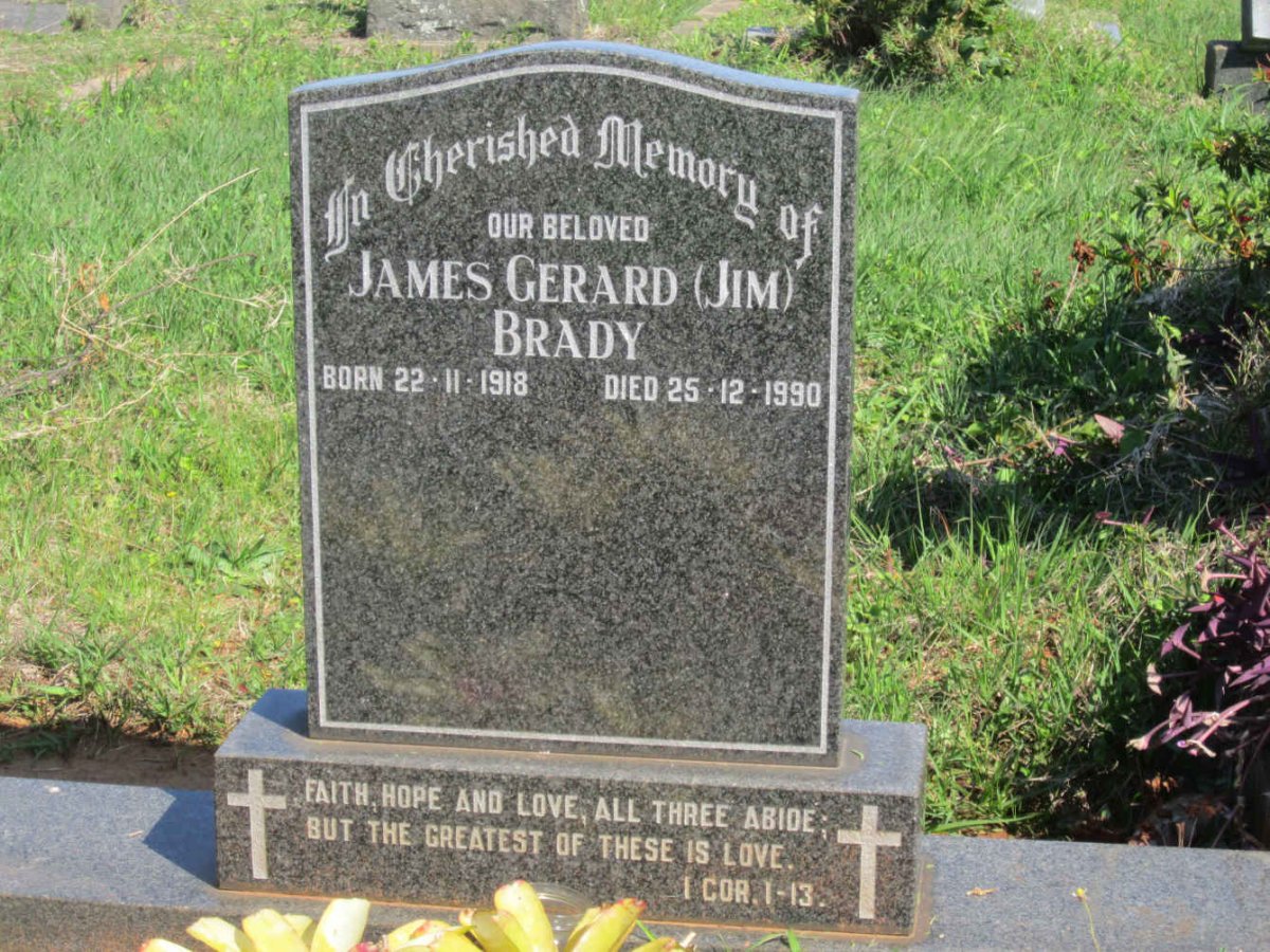 BRADY James Gerard 1918-1990