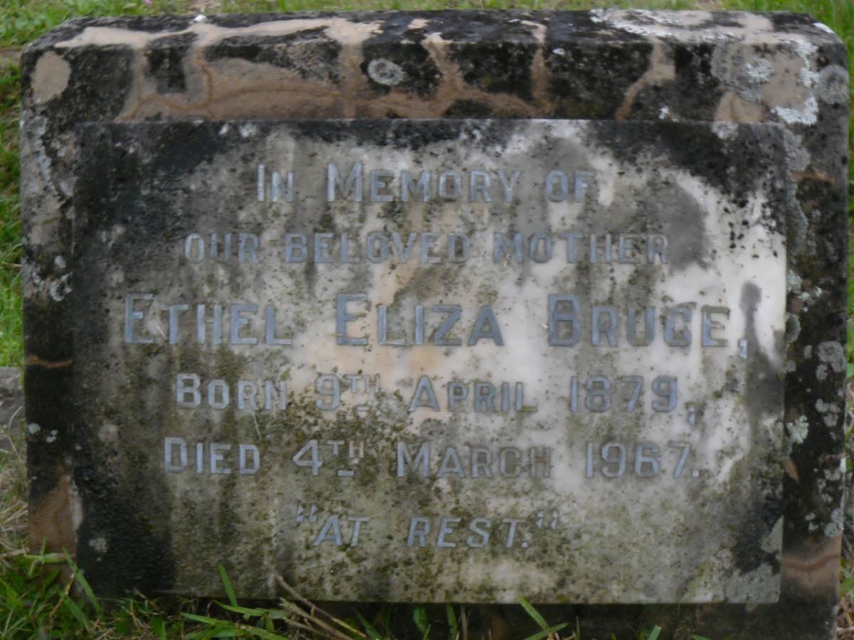 BRUCE Ethel Eliza 1879-1967