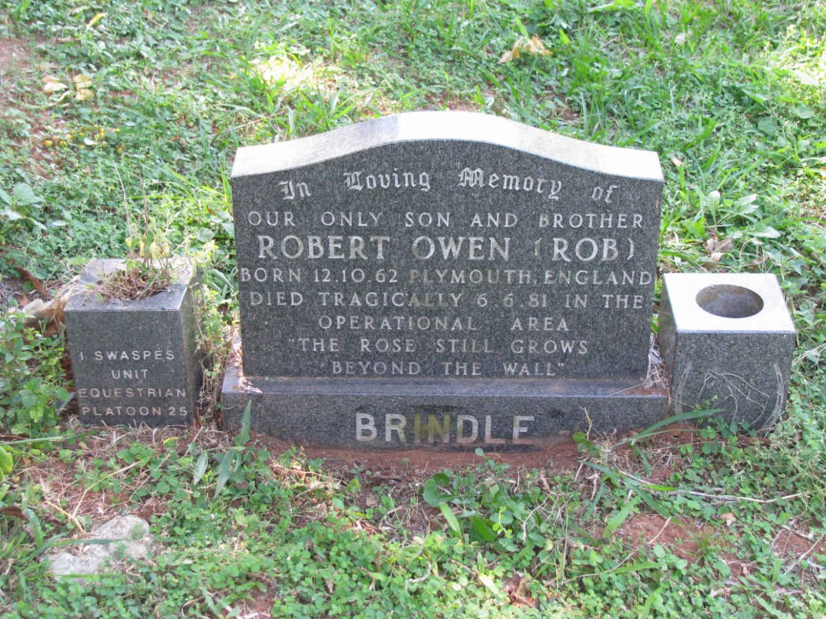 BRINDLE Robert Owen 1962-1981