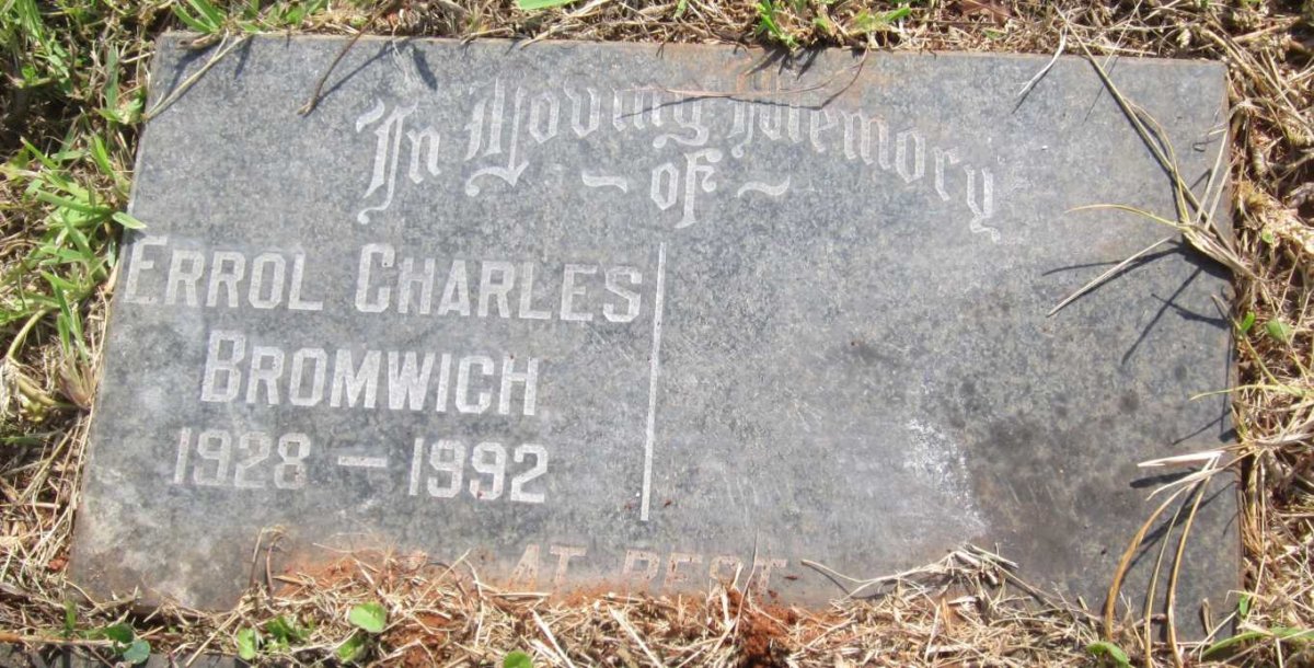 BROMWICH Errol Charles 1928-1992