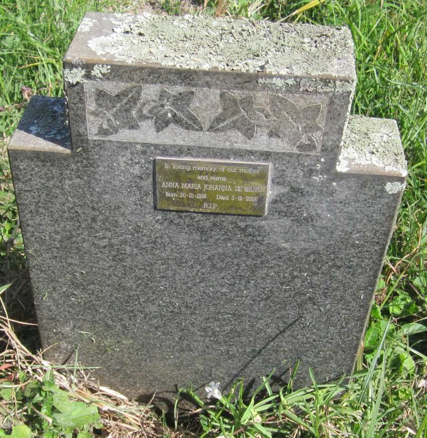BRUYN J.H.F., de 1916-1977 &amp; Anna Maria Johanna 1915-2006 :: BRUYN Louis, de 1945-1963