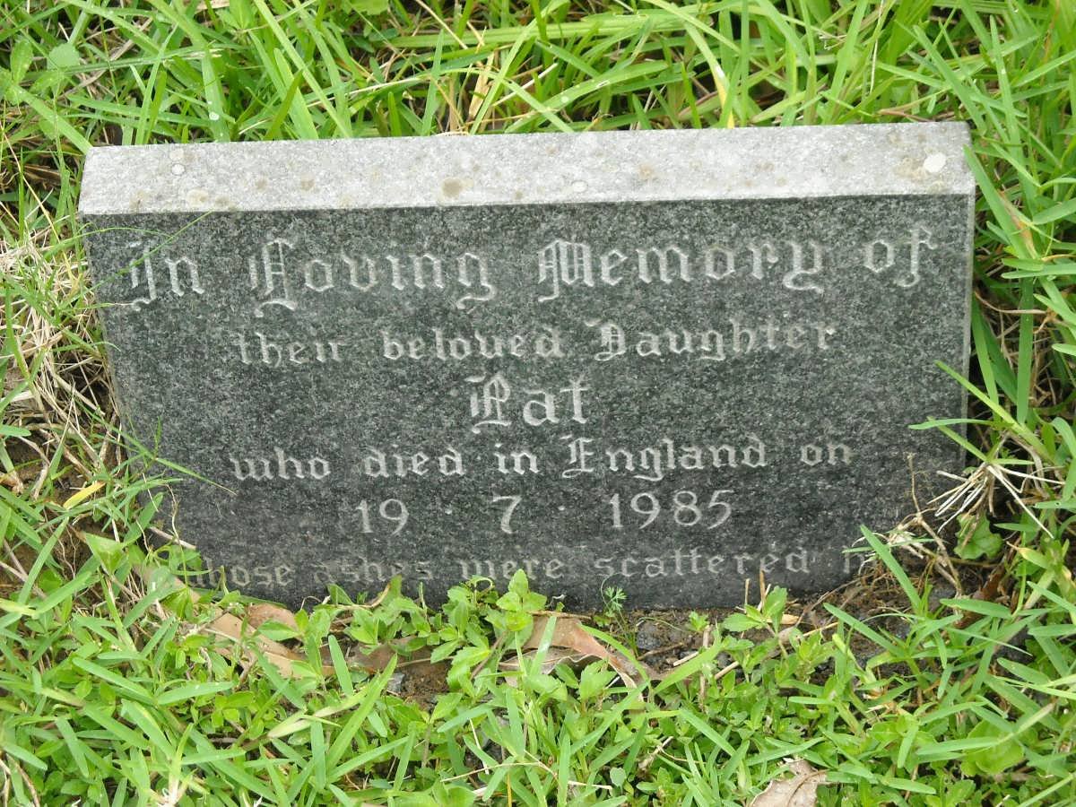 BROWN Pat, Ellis  -1985