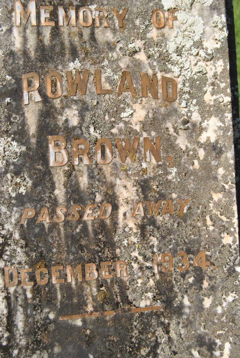 BROWN Rowland -1934