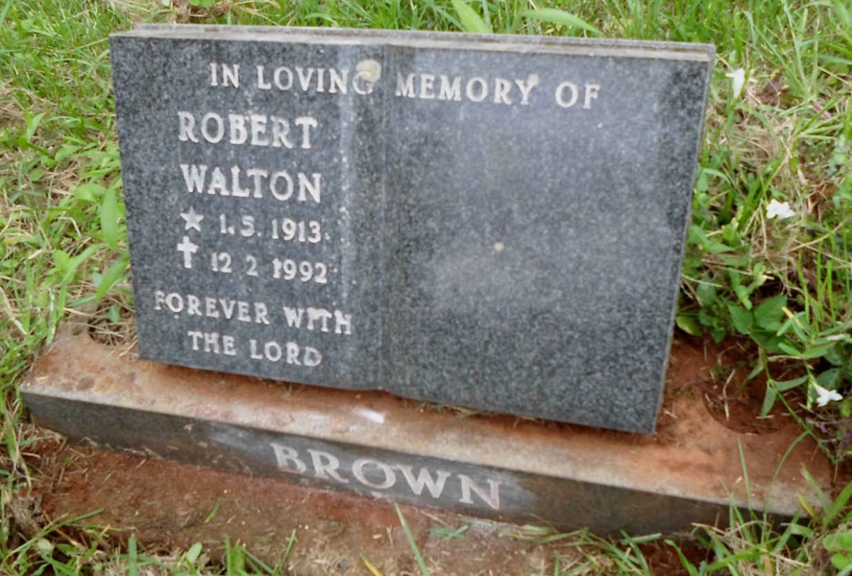 BROWN Robert Walton 1913-1992