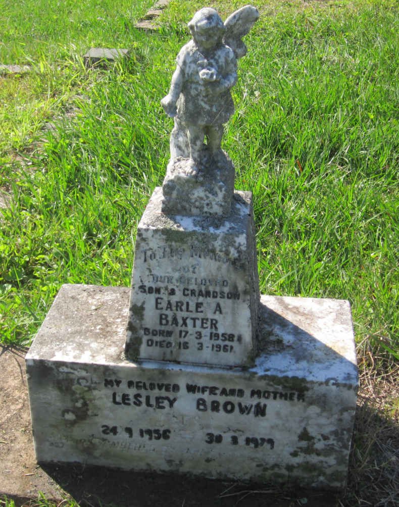 BROWN Lesley Frances Elizabeth 1956-1979 :: BAXTER Earle A. 1958-1961