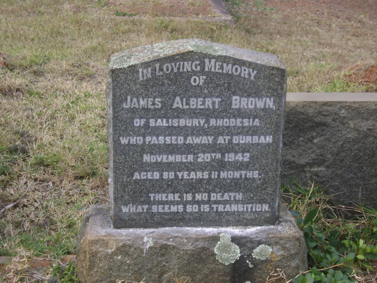 BROWN James Albert -1942