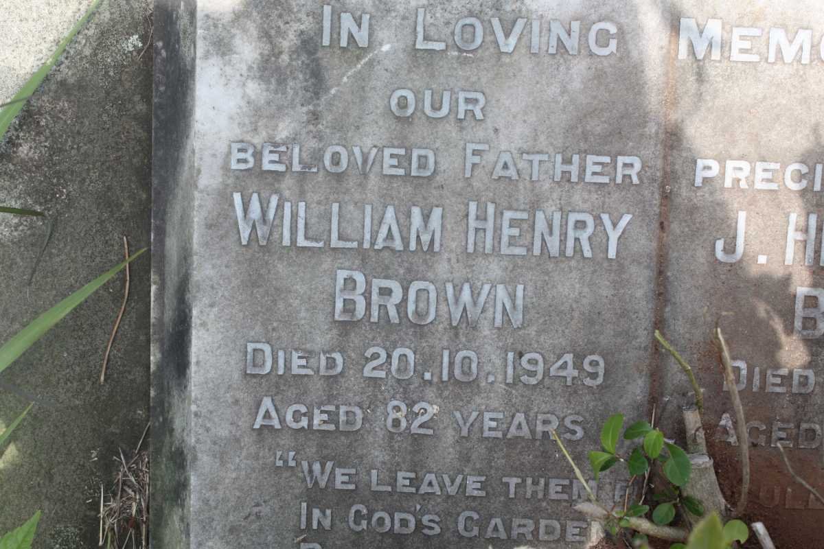 BROWN William Henry -1949