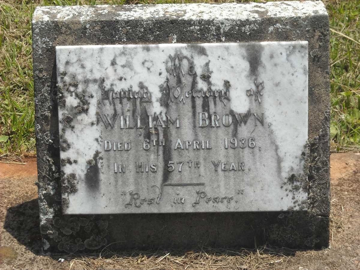 BROWN William -1936