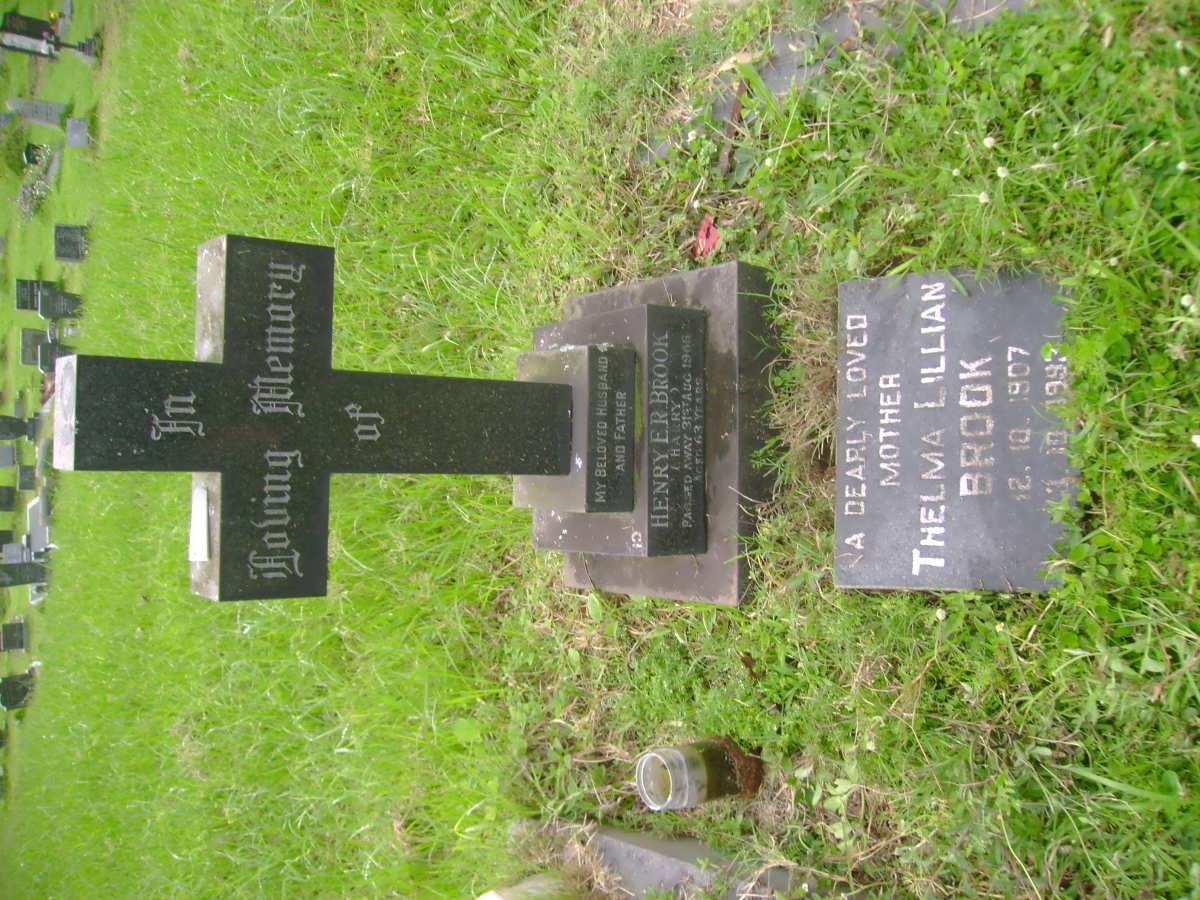 BROOK Henry E.R. -1966 &amp; Thelma Lillian 1907-1993