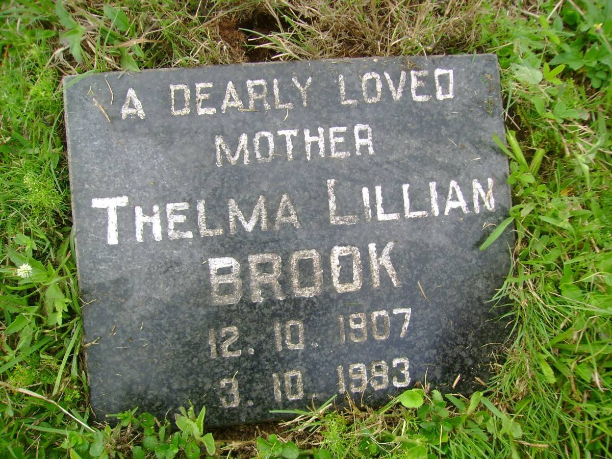 BROOK Henry E.R. -1966 &amp; Thelma Lillian 1907-1993