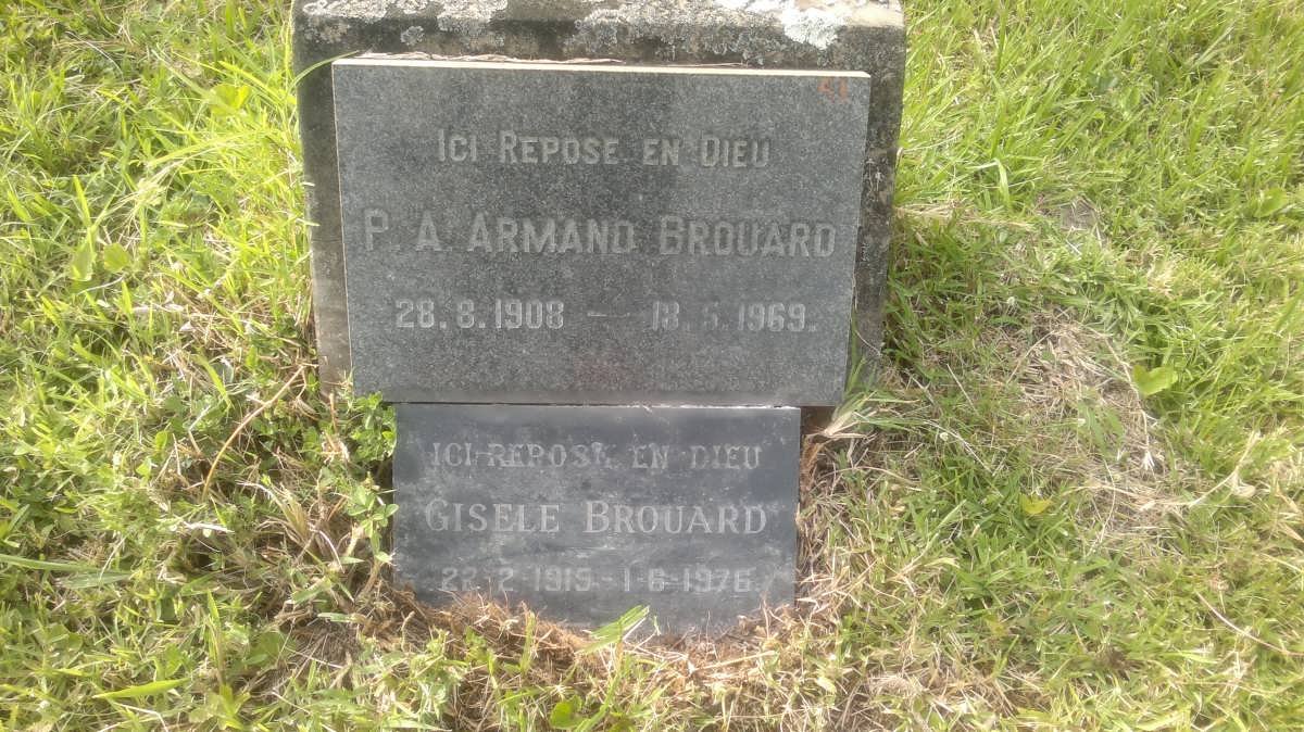 BROUARD P.A. Armand 1908-1969 &amp; Gisele 1915-1976