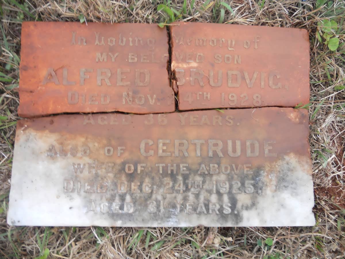 BRUDVIG Alfred -1928 &amp; Gertrude -1925