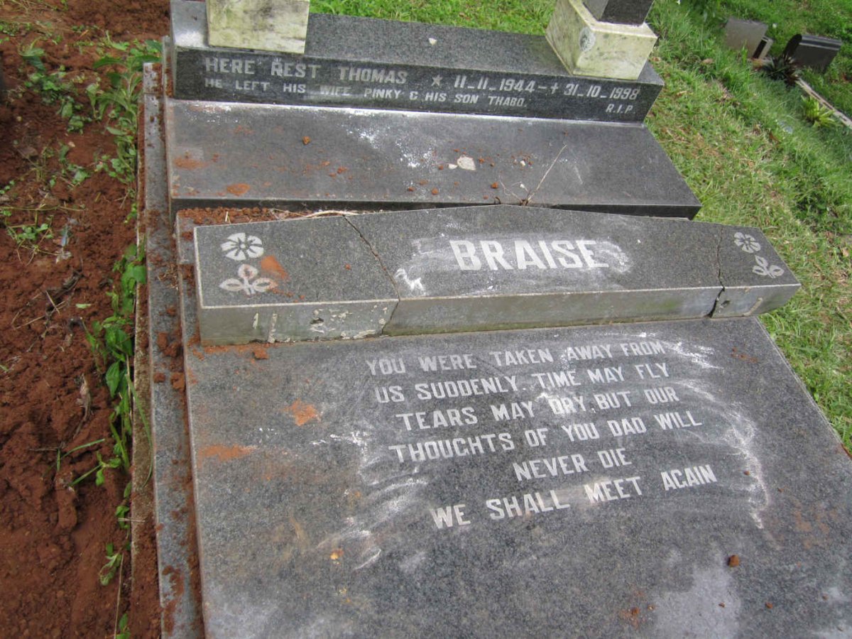 BRAISE Thomas 1944-1998