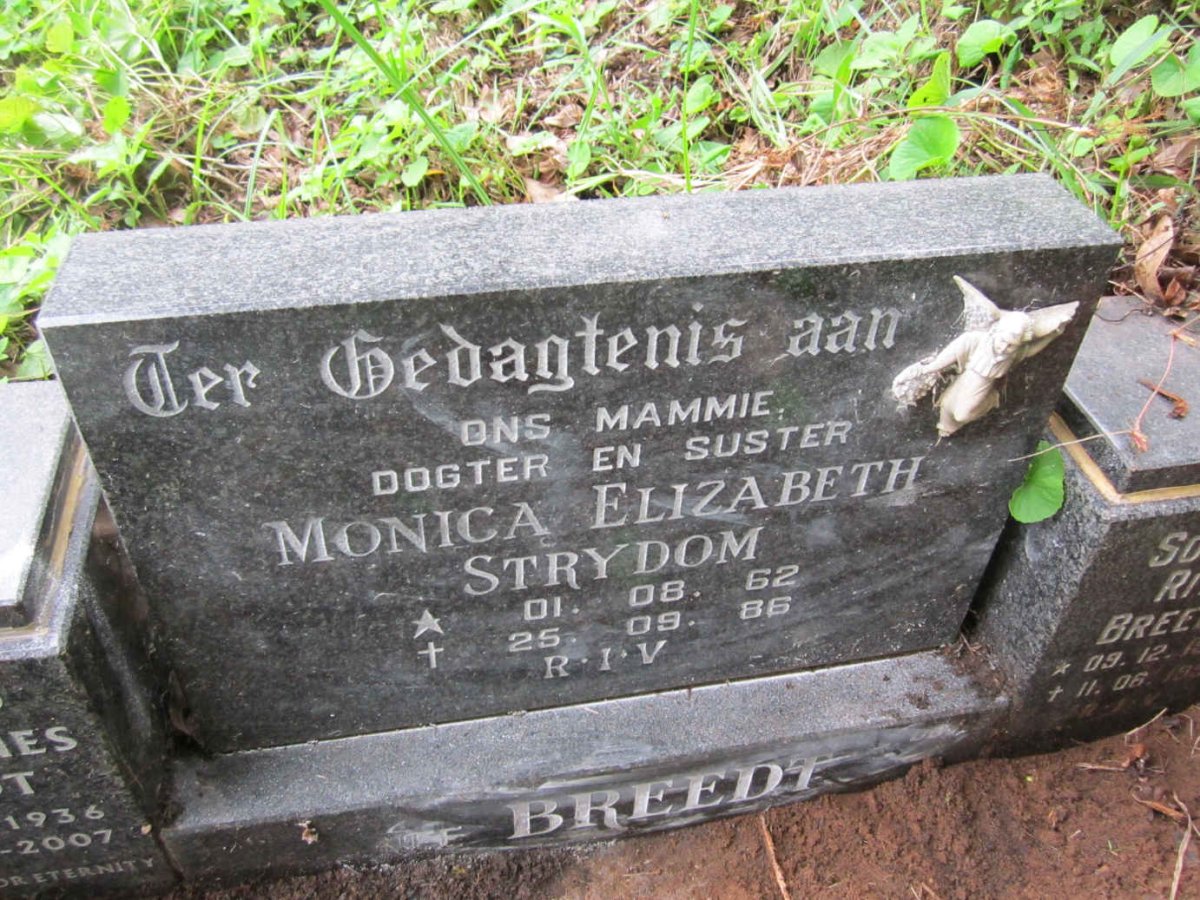 STRYDOM Monica Elizabeth 1962-1986