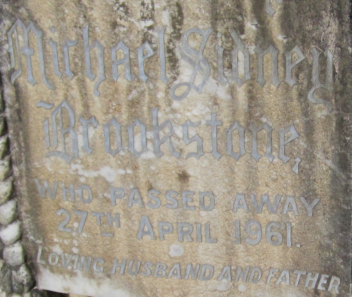 BROOKSTONE Michael Sidney -1961