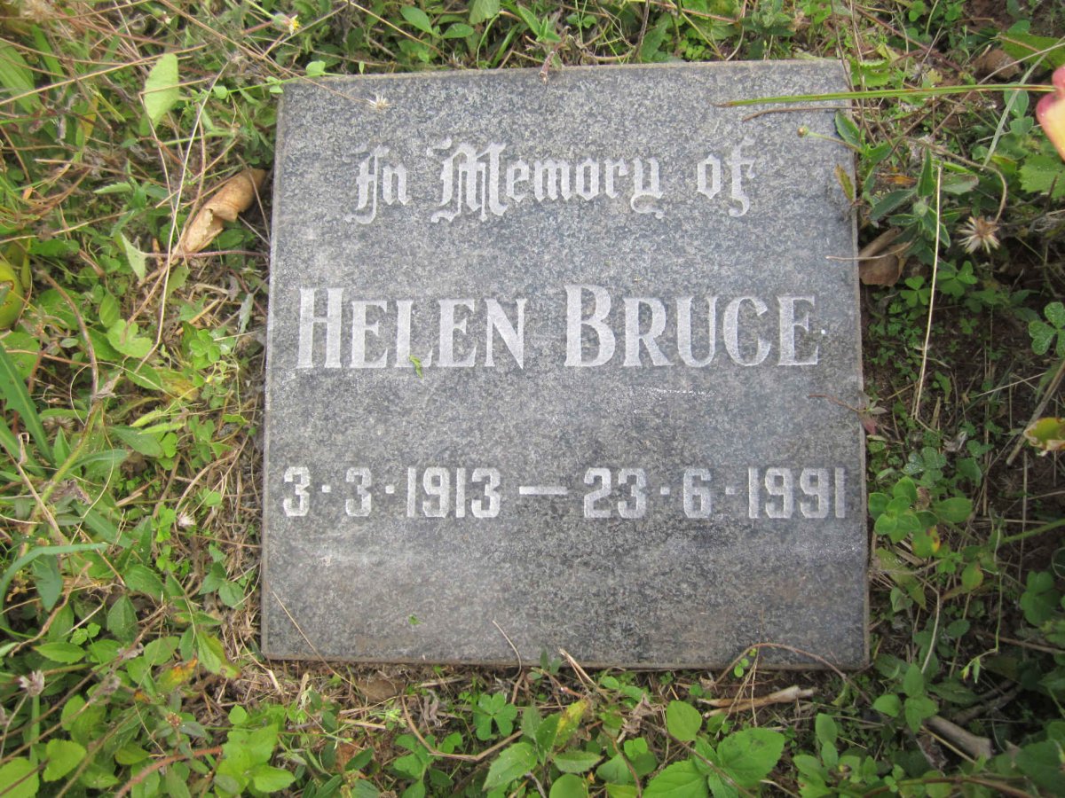 BRUCE Helen 1913-1991