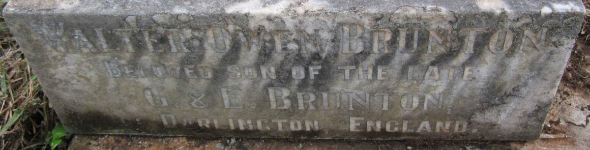 BRUNTON Walter Owen -1930