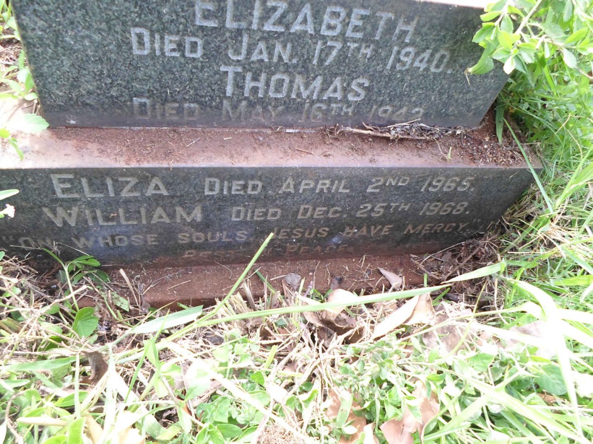 BRYSON William -1968 &amp; Eliza -1965