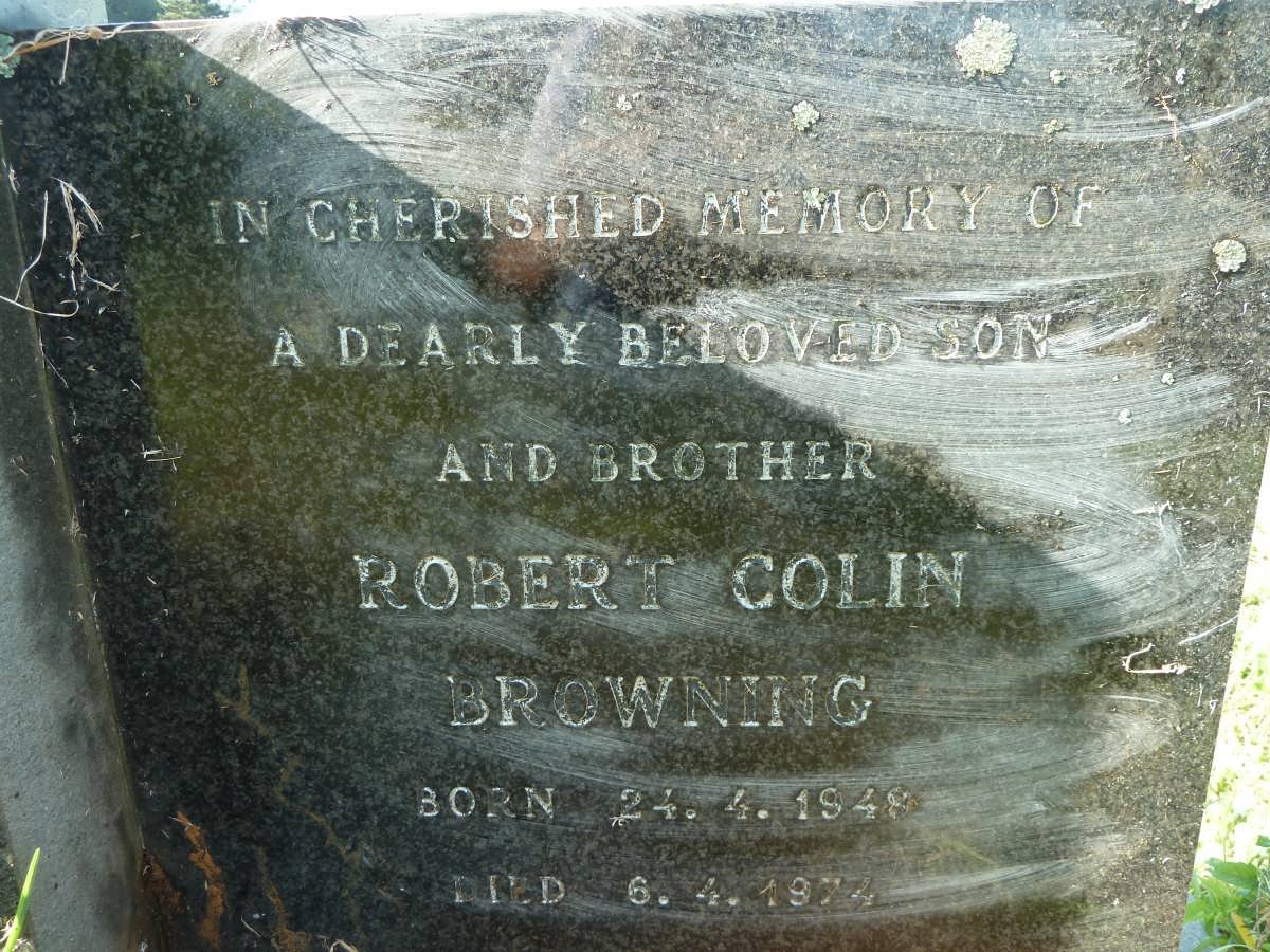 BROWNING Robert Colin 1948-1974