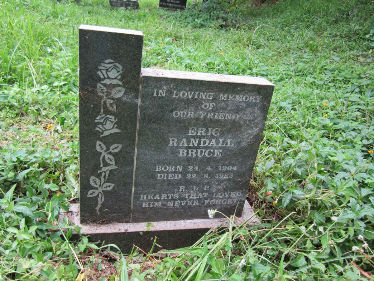 BRUCE Eric Randall 1904-1982