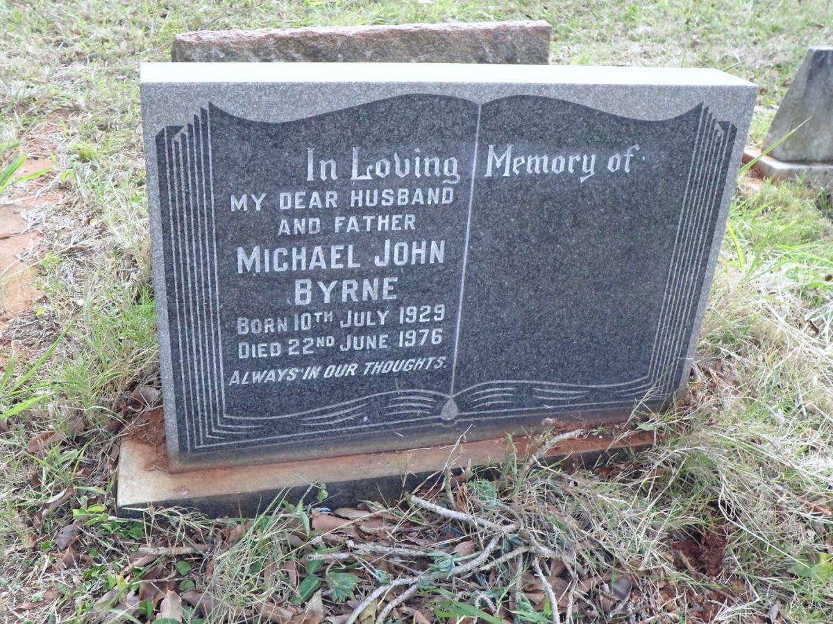 BYRNE Michael John 1929-1976