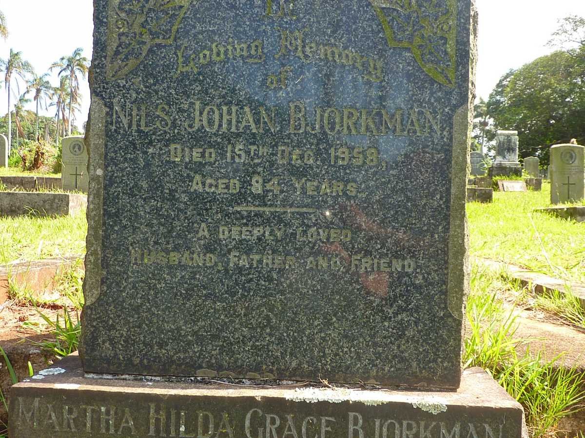 BJORKMAN Nils Johan -1958 