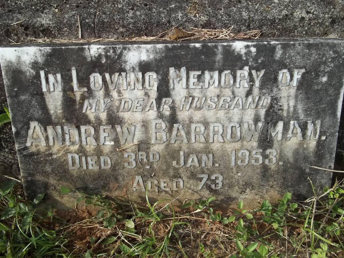 BARROWMAN Andrew -1953