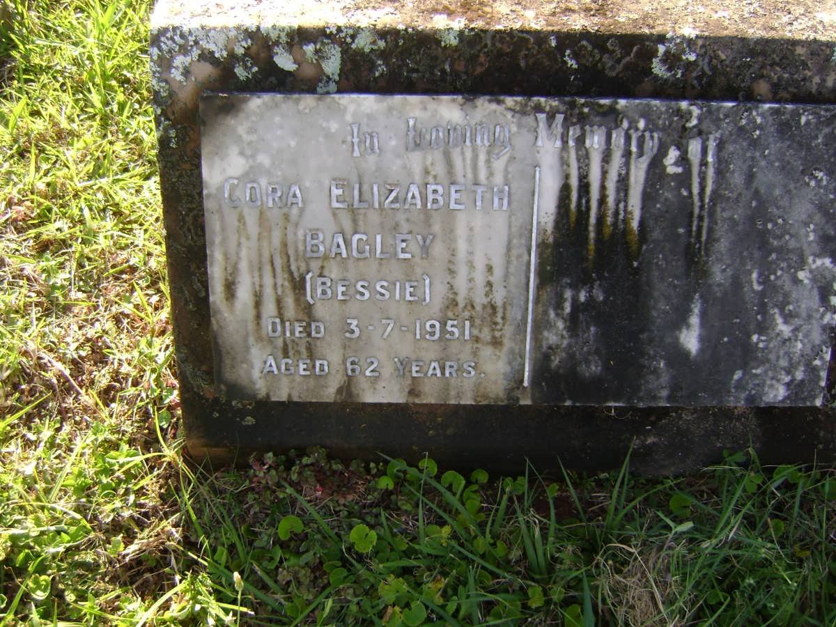 BAGLEY Cora Elizabeth -1951