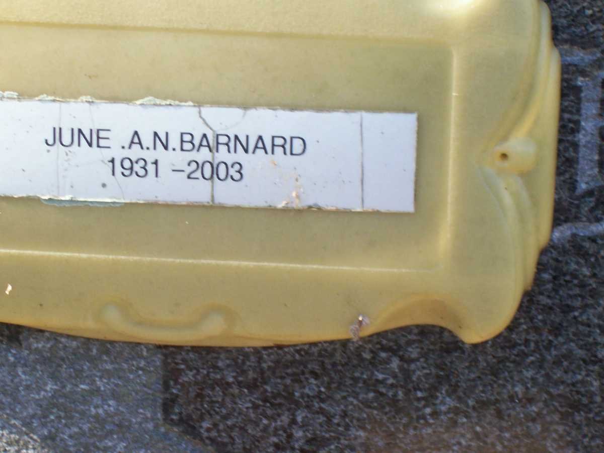BARNARD June A.N. 1931-2003