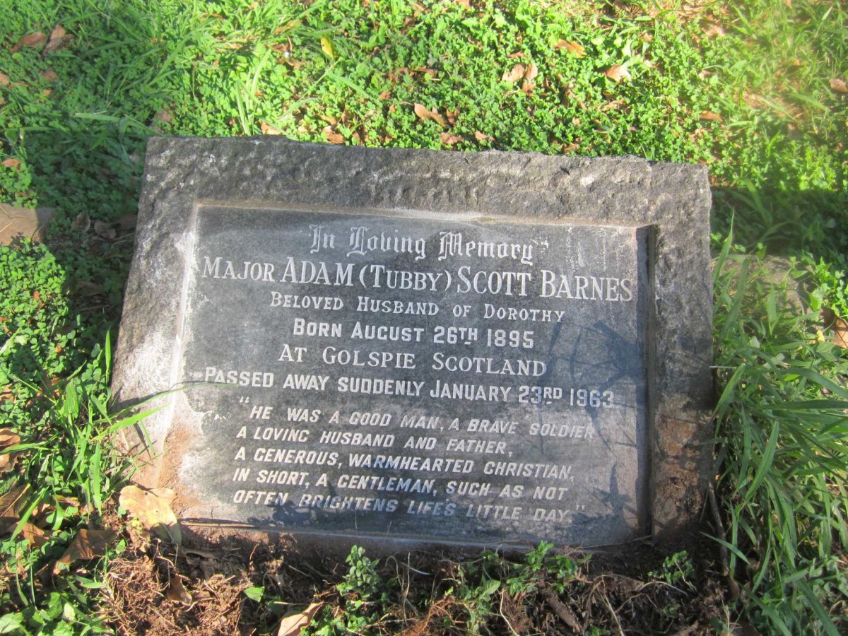 BARNES Adam Scott 1895-1963