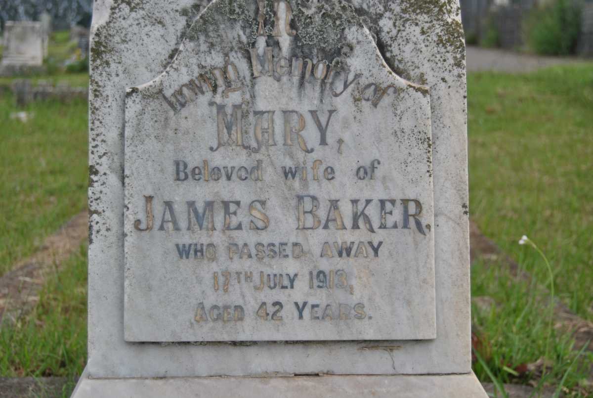 BAKER Mary -1913