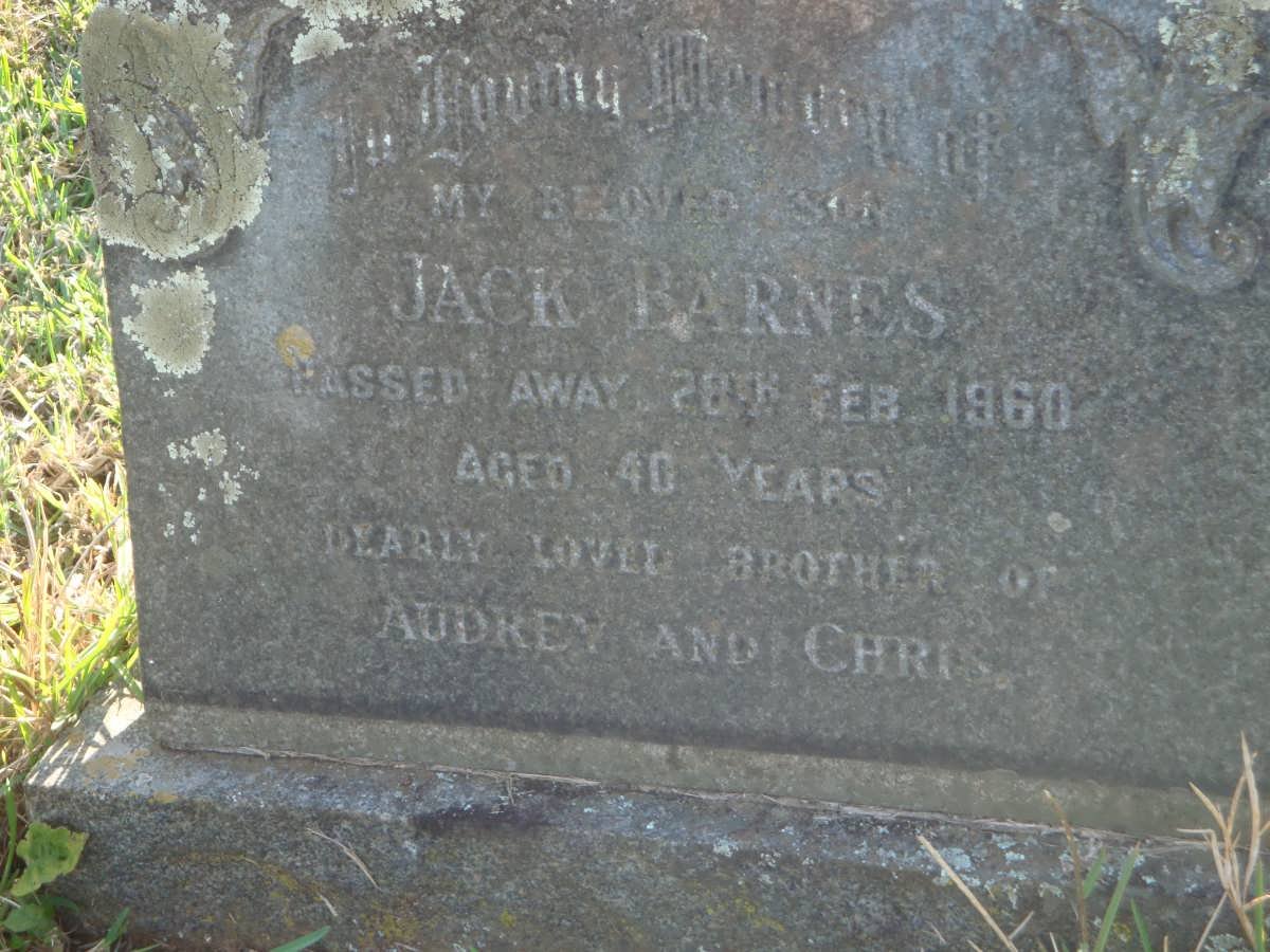 BARNES Jack -1960