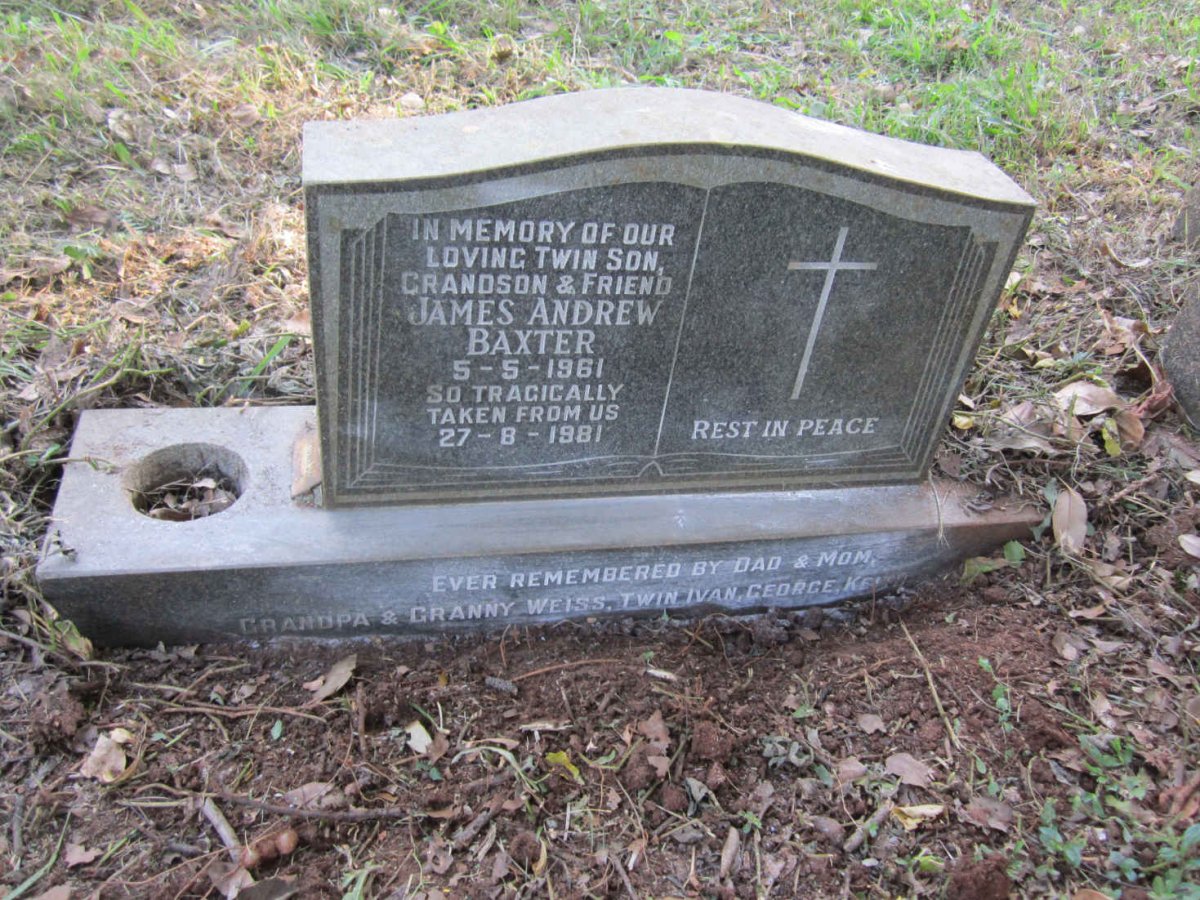 BAXTER James Andrew 1961-1981